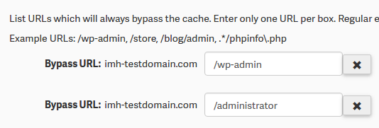 Bypass URL