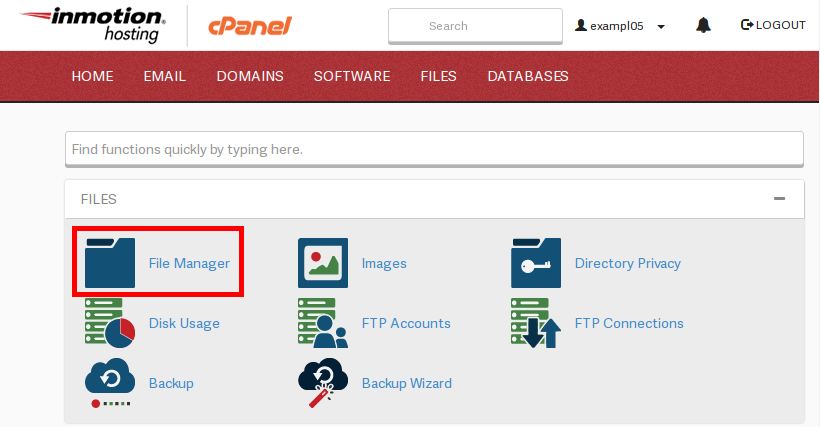 Upload a File in cPanel - File Manager