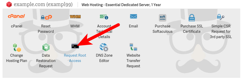 Dedicated Hosting Root Access Request